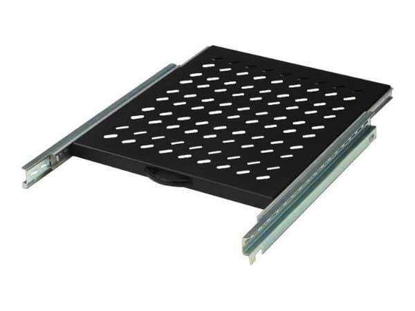 Digitus DN-19 TRAY-2-800-SW - Rack-hylle - RAL 9005 - 1U - 19" - for P/N: DN-19 22U-8/8, DN-19 42U-8/8-SF, DN-19 42U-8/8-WS, DN-19 42U-I-8/8, DN-19 4