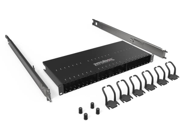 PATCHBOX PLUS+ - Hölje för patch-panel - RAL 9005 - 19"