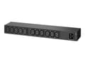Miniatyrbilde 1 av 5: APC Basic Rack PDU AP6020A - Strømfordelerenhet (kan monteres i rack) - AC 100-240 V - inngang: IEC 60320 C20 - utgangskontakter: 13 (power IEC 60320