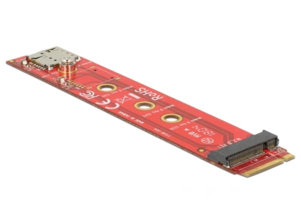 Delock Adapter M.2 key B male > M.2 key B slot port saver + Nano SIM slot - Diskkontroller - M.2 Card - M.2 Card