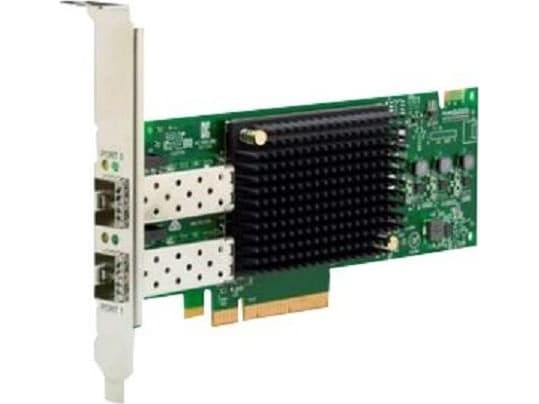 Emulex LightPulse LPe31002-M6-F - Vertbussadapter - PCIe 2.0 x8 lav profil - 16Gb Fibre Channel x 2 - for PRIMERGY CX2560 M5, RX2520 M5, RX2530 M5, R