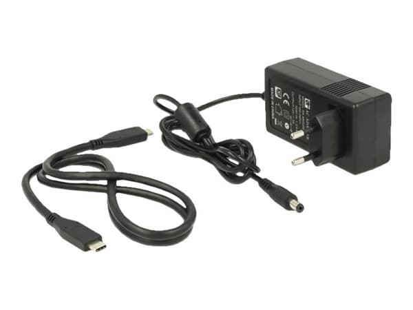 Delock - HDD-dokkestasjon - brønner: 2 - SATA 6Gb/s - USB 3.1 (Gen 2) - svart