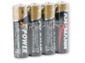 Pikkukuva 2 / 4: Ansmann X-Power Mignon AA, Kertakäyttöinen akku, Alkali, 1,5 V, 4 kpl, Musta, Kulta, 50,5 mm