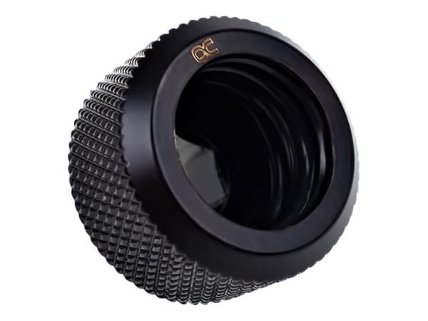 Alphacool Eiszapfen Connector Series HardTube Socket - Armatur for væskekjølesystem - mørkesvart
