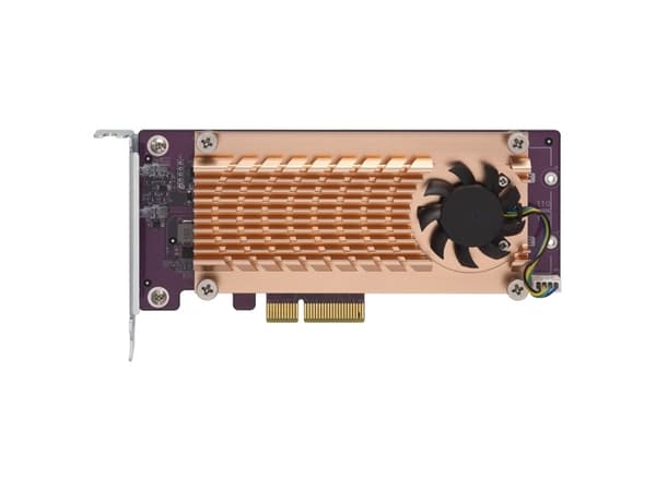 QNAP QM2-2P-244A - Lagringskontroller - PCIe - lav profil - PCIe 2.0 x4 - for QNAP TS-1232, 1277, 253, 453, 473, 677, 832, 853, 877, 977, 727, TVS, 3