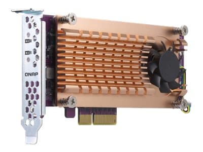 QNAP QM2-2P-244A - Lagringskontroller - PCIe - lav profil - PCIe 2.0 x4 - for QNAP TS-1232, 1277, 253, 453, 473, 677, 832, 853, 877, 977, 727, TVS, 3