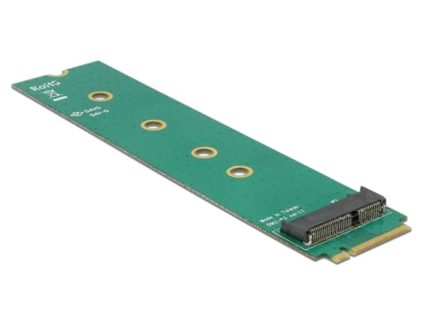 Delock Adapter M.2 Key M male > M.2 Key E slot - Gränssnittsadapter - M.2 - M.2 Card