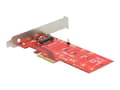Pikkukuva 1 / 5: DeLOCK 89577, PCIe, M.2, PCIe 3.0, Musta, Punainen, Hopea, 39 Gbit/s, Windows 10 Education, Windows 10 Education x64, Windows 10 Enterprise, Windows