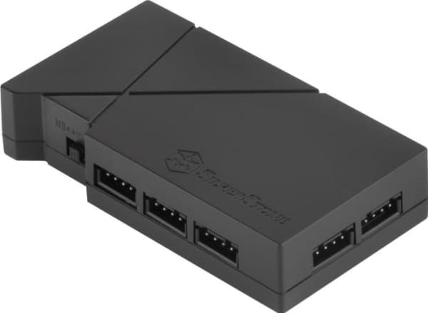 SilverStone LSB01 - Belysning for systemskap (LED) - sort