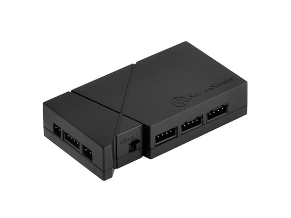 SilverStone LSB01 - Belysning for systemskap (LED) - sort