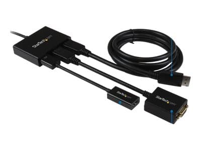 StarTech.com 3-Port Multi Monitor Adapter, DisplayPort 1.2 MST Hub, Dual 4K 30Hz & 1x 1080p, Video Splitter for Extended Desktop Mode on Windows PCs