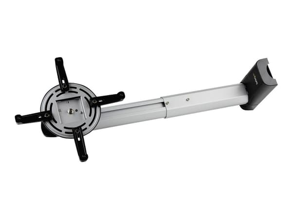 StarTech.com PROJWALLMNT, Seinä, 15 kg, Musta, Hopea, Alumiini, Muovi, Terästä, 360°, -25 - 25°