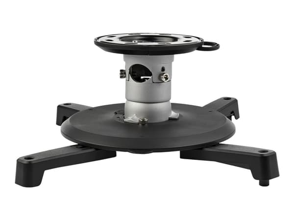 StarTech.com Universal Ceiling Projector Mount, Heavy Duty Height Adjustable/Extendable Pole Mount 5"-22.7" from Ceiling, 33lb (15kg), Tilt/Rotate, H