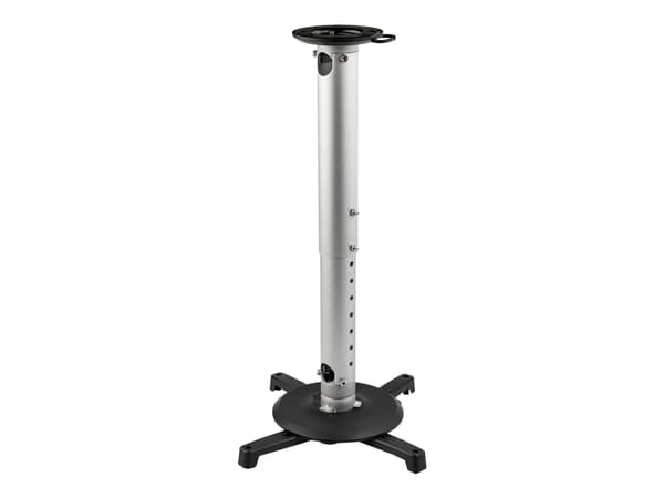 StarTech.com Universal Ceiling Projector Mount, Heavy Duty Height Adjustable/Extendable Pole Mount 5"-22.7" from Ceiling, 33lb (15kg), Tilt/Rotate, H