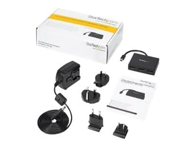 StarTech.com 3-Port Multi Monitor Adapter, Mini DisplayPort 1.2 to 3x DisplayPort MST Hub, Triple 1080p or Dual 4K 30Hz, mDP to DP MST Video Splitter