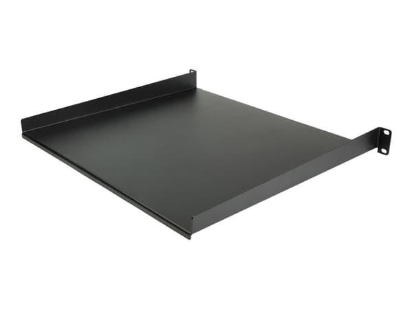 StarTech.com CABSHELF116, Kehikon hylly, Musta, Terästä, 20 kg, 1U, EIA/ECA-310-E