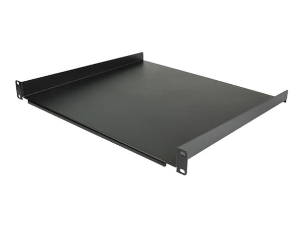 StarTech.com CABSHELF116, Kehikon hylly, Musta, Terästä, 20 kg, 1U, EIA/ECA-310-E