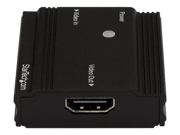 StarTech.com HDMI-signalforsterker - HDMI-forlenger - 4K 60Hz - utvidelse for video/lyd - HDMI - opptil 35 m (HDBOOST4K)