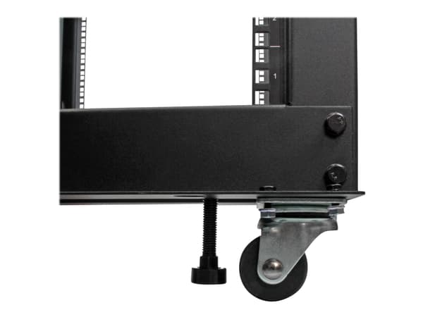 StarTech.com 8U 19-tums serverrack med öppen ram - Compact 4 Post Justable Depth (23-41 tum) Mobile - Free Permanent Network/Computer Equipment Data Rack - Dell PowerEdge HP ProLiant ThinkServer (4POS
