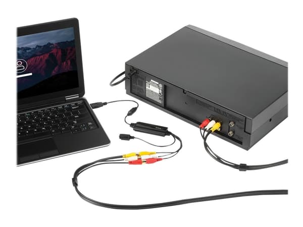 StarTech.com USB videoinspelningsadapter - S Video/komposit till USB 2.0 videoinspelningskabel med stöd för TWAIN - Analog till digital konverterare