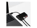 Pikkukuva 2 / 5: Alogic USB-C MultiPort Adapter - Keskitin - 3 x SuperSpeed USB 3.0 - pöytätietokoneet