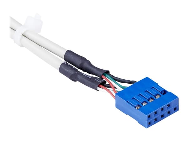 StarTech.com 4 Port USB A Female Slot Plate Adapter - USB-paneeli - 4-pinninen USB tyyppi A (F) (USBPLATE4) - USB-paneeli - USB (hun) til 9-pins IDC