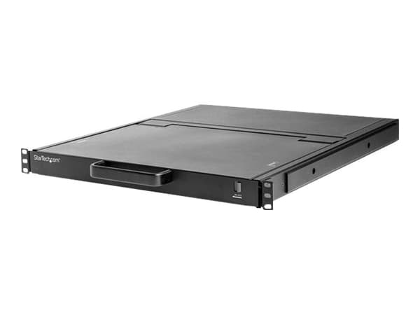 StarTech.com Rackmount KVM Console HD 1080p, Single Port VGA KVM with 17" LCD Monitor for Server Rack, Fully Featured 1U LCD KVM Drawer with Cables &