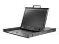Miniatyrbilde 2 av 5: StarTech.com Rackmount KVM Console HD 1080p, Single Port VGA KVM with 17" LCD Monitor for Server Rack, Fully Featured 1U LCD KVM Drawer with Cables &