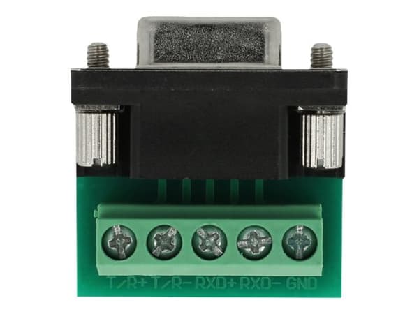 Delock Adapter USB Type-A to Serial RS-422/485 DB9 with surge protection 600 W and extended temperature range - Seriell adapter - USB 2.0 - RS-422/48