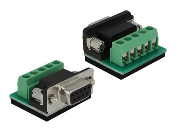 Delock Adapter USB Type-A to Serial RS-422/485 DB9 with surge protection 600 W and extended temperature range - Seriell adapter - USB 2.0 - RS-422/48