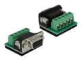 Miniatyrbild 5 av 5: Delock Adapter USB Type-A to Serial RS-422/485 DB9 with surge protection 600 W and extended temperature range - Seriell adapter - USB 2.0 - RS-422/48