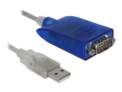 Delock Adapter USB Type-A to Serial RS-422/485 DB9 with surge protection 600 W and extended temperature range - Seriell adapter - USB 2.0 - RS-422/48