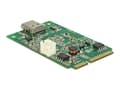 Pikkukuva 1 / 5: Delock Mini PCIe I/O PCIe täysikokoinen 1 x USB Type-C 3.1 Gen 2 - USB-adapteri - PCIe Mini Card - USB-C 3.1 Gen 2 x 1