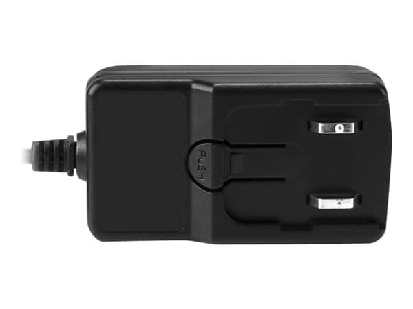 StarTech.com DC Power Adapter - 12V, 2A - Universal Replacement Power Adapter (NA, EU, UK, AU) (SVA12M2NEUA) - Strömadapter - AC 100-240 V - för P/N: