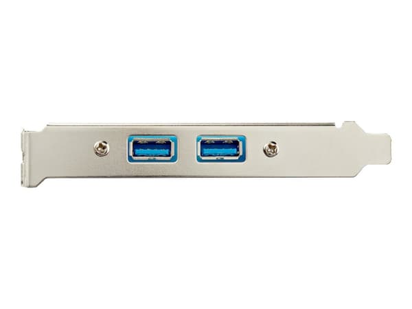 StarTech.com 2 Port USB 3.0 A Female Slot Plate Adapter - USB 3.0 motherboard Adapter - USB 3 plate - USB 3.0 header Adapter (USB3SPLATE) - USB-panel
