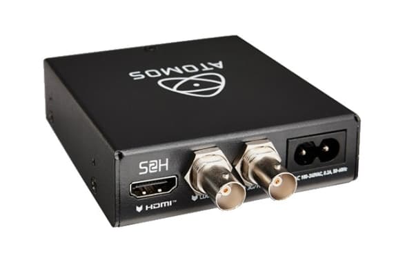 Atomos Connect-AC S2H, Sort, 480i, 576i, 720p, 1080i, 1080p, 2.0 kanaler, SDI, HDMI, 100 - 240 V