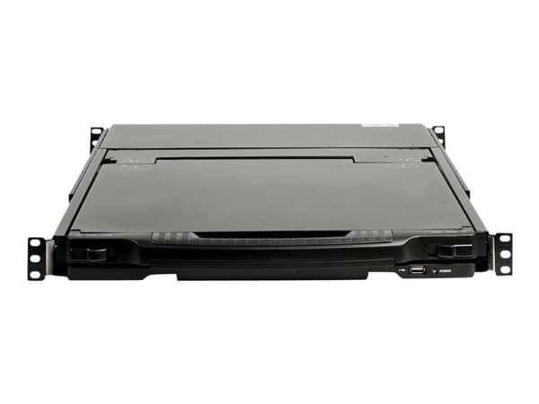 StarTech.com Dual Rail Rackmount KVM Console HD 1080p, Single Port DVI/VGA KVM with 17" LCD Monitor for Server Rack, Fully Featured 1U LCD KVM Drawer