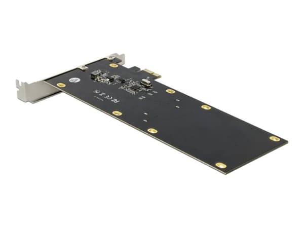 Delock PCI Express x1 Card for 2 x SATA HDD / SSD - Diskkontroller - 2 Kanal - SATA 6Gb/s - PCIe 2.0 x1