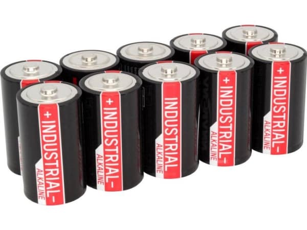Ansmann 1504-0000, Engangsbatteri, D, Alkalinsk, 1,5 V, 10 stykker, Cd (kadmium), Hg (kvikksølv)