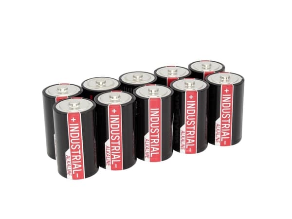 Ansmann 1504-0000, Engangsbatteri, D, Alkalinsk, 1,5 V, 10 stykker, Cd (kadmium), Hg (kvikksølv)
