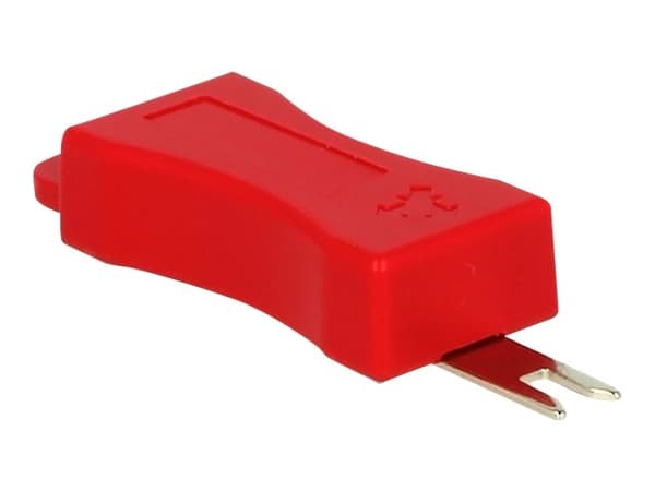 DeLOCK 86412, RJ-45, Punainen, 4 kpl, Muovipussi, 23 mm, 80,5 mm