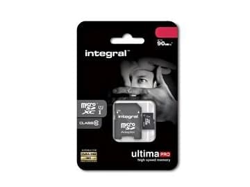 Integral INMSDX128G10-90U1, 128 GB, MicroSDXC, Luokka 10, UHS-I, 90 MB/s, Class 1 (U1)