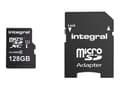 Pikkukuva 1 / 4: Integral INMSDX128G10-90U1, 128 GB, MicroSDXC, Luokka 10, UHS-I, 90 MB/s, Class 1 (U1)