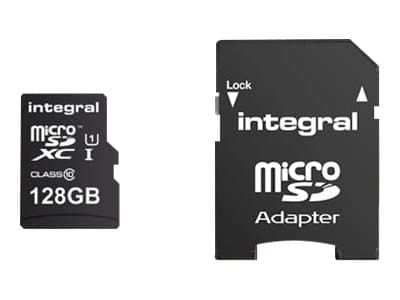 Integral INMSDX128G10-90U1, 128 GB, MicroSDXC, Luokka 10, UHS-I, 90 MB/s, Class 1 (U1)