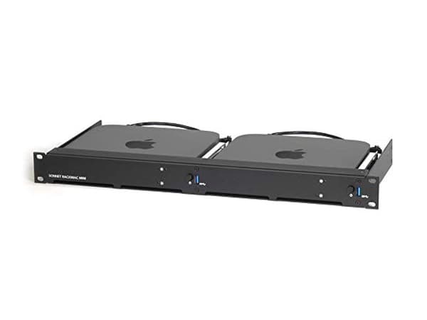 Sonnet RackMac Mini 2018 - Monteringskabinet telineeseen - 1U