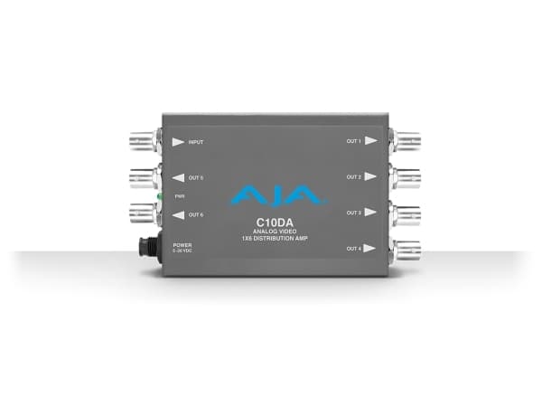 AJA C10DA, BNC, Grå, 5 V, 2 W, 147 mm, 79 mm