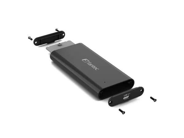 FANTEC NVMe31 - Förvaringslåda - NVMe - USB 3.1 (Gen 2) - svart