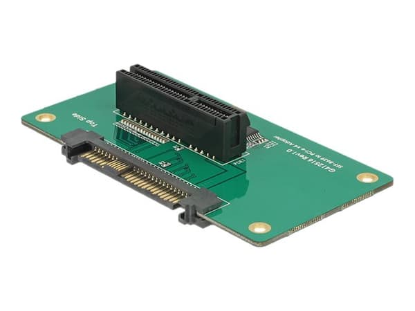 DeLOCK - Grensesnittadapter - PCIe 3.0 - U.2 (62863) Sort, Grønn