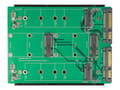 Miniatyrbilde 3 av 5: Delock Converter 2 x SATA 22 pins > Dualport 2 x M.2 / 2 x mSATA - Lagringskontroll - mSATA, M.2 - M.2 Card / mSATA - SATA 6Gb/s