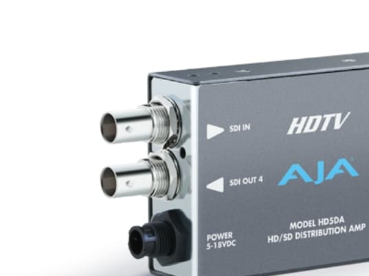 AJA HD5DA, Grå, Rostfritt stål, 131 mm, 25 mm, 61 mm